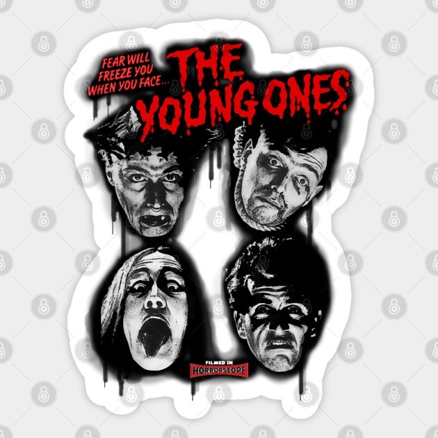 Young Ones Nasty All Colour fit! Sticker by Blobsquatch